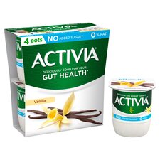 activia vanilla 120g